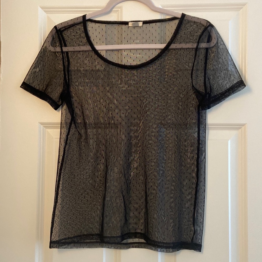 Fossil polka dot blouse